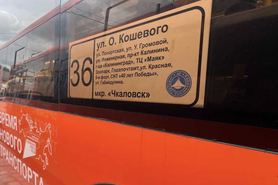 «Калининград-ГорТранс» вернул маршрутные таблички 